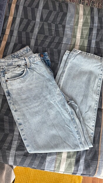 Colins açık mavi mom jean - Görsel 6