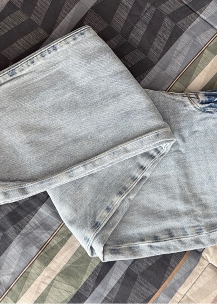 Colins açık mavi mom jean - Görsel 2