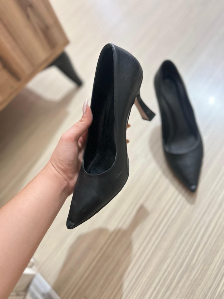 Kadın Siyah Stiletto - Görsel 5