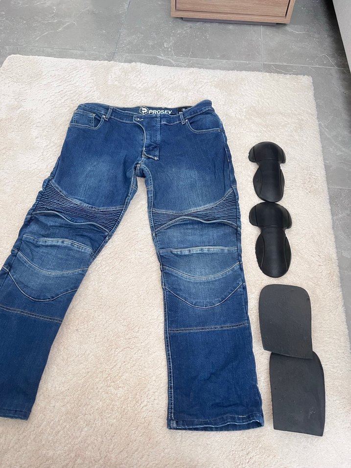 Prosev Jean Motorcu Denim Pantolon - Görsel 2