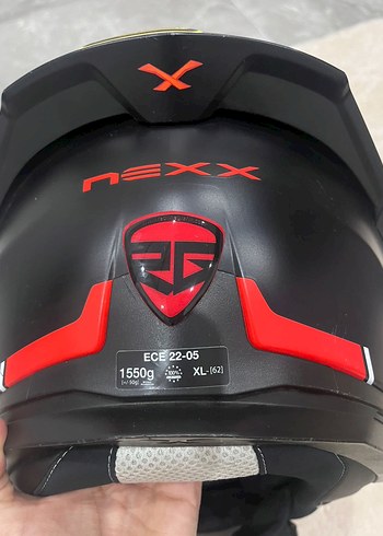 Siyah Nexx Motosiklet Kaskı - Görsel 7