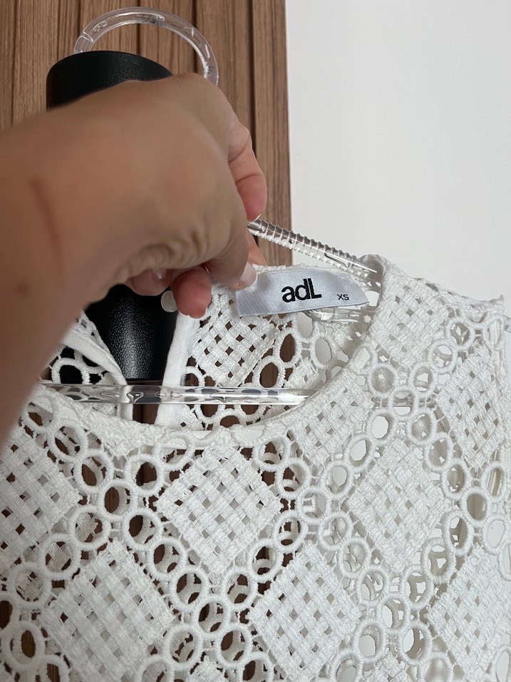 Püsküllü Bohem Güpür Uzun Elbise - Görsel 2