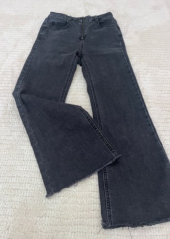 Kadın Siyah Denim Pantolon - Görsel 2