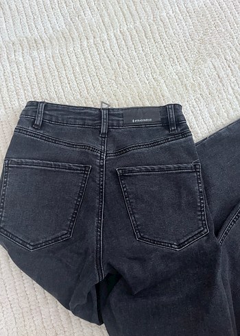 Kadın Siyah Denim Pantolon - Görsel 5