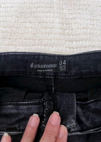 Kadın Siyah Denim Pantolon - Görsel 4