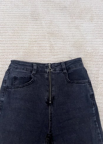 Kadın Siyah Denim Pantolon - Görsel 3