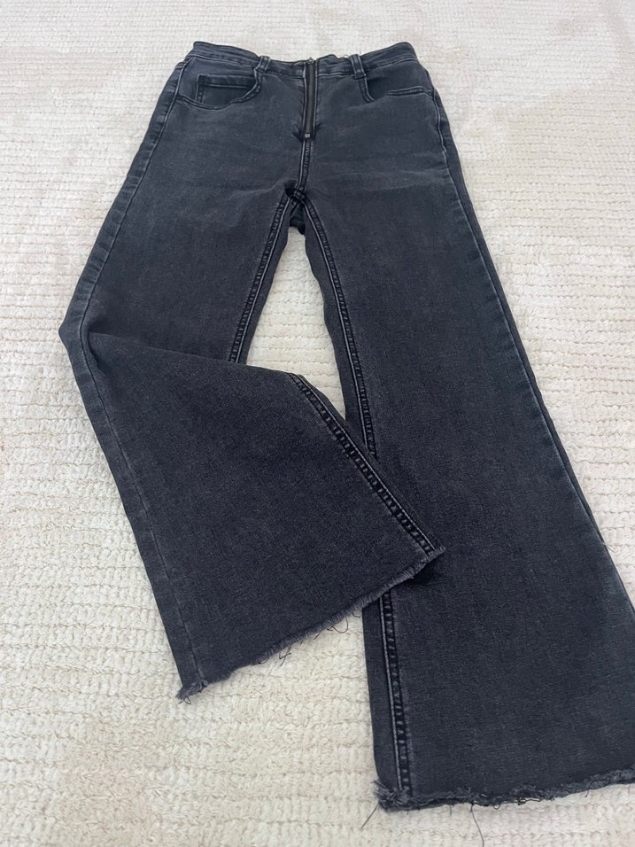 Kadın Siyah Denim Pantolon - Görsel 2