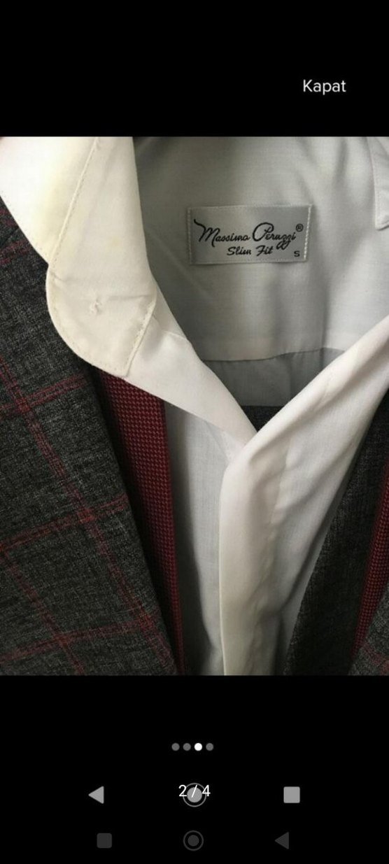 Bordo Modern Klasik Erkek Takım Elbise - Görsel 2