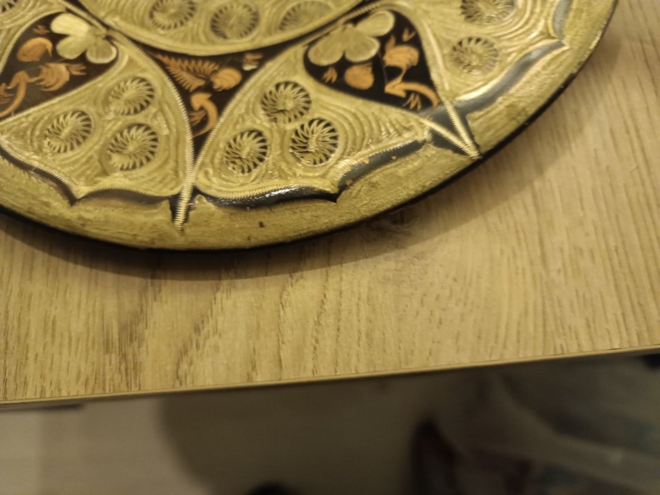 El İşlemesi Dekoratif Ahşap Tabak - Görsel 2