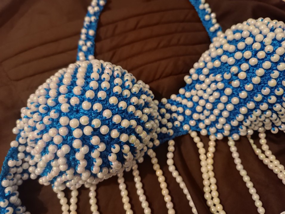 Mavi Boncuklu Bohem Kadın El Zinciri - Görsel 4