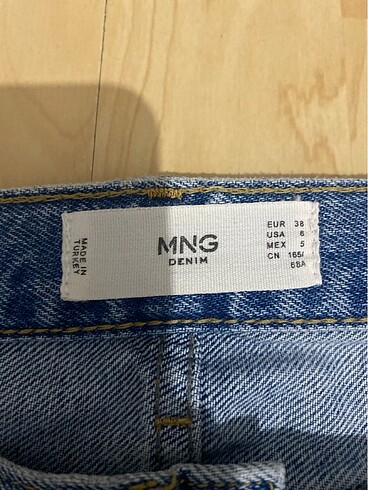 38 Beden mavi Renk Jean pantolon