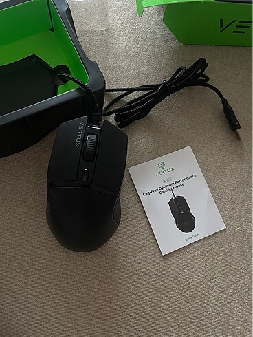  Beden Renk Vertux Argon Oyuncu mouse Led ışıklı