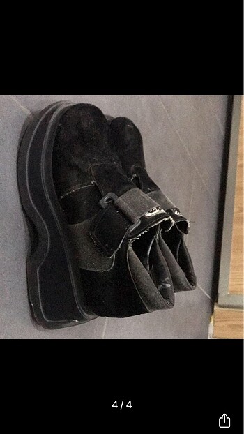 38 Beden siyah Renk Vintage Ayakkabı