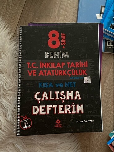 8. Sınıf İnkılap Çalışma Defteri