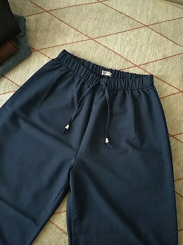 Lacivert bol pantolon 