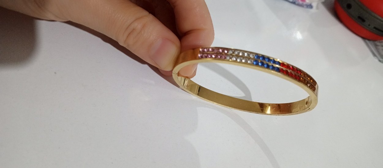Renkli Taşlı Kadın Bileklik - Görsel 2