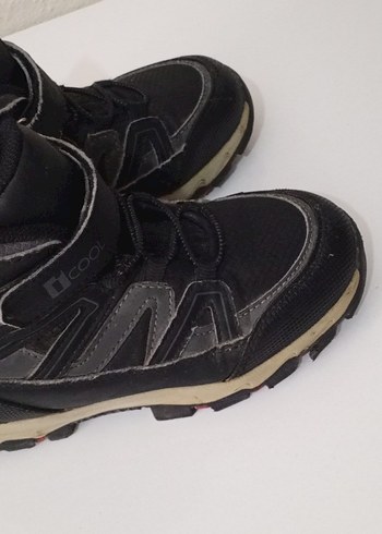 Erkek Çocuk Siyah Kauçuk Bot Velcro - Görsel 2