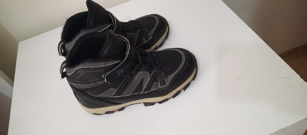 Erkek Çocuk Siyah Kauçuk Bot Velcro - Görsel 2