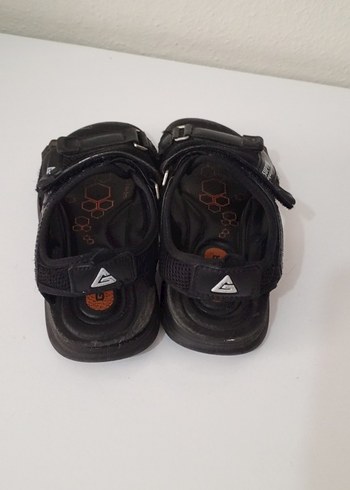 GEZER Siyah Erkek Çocuk Kemerli Sandalet - Görsel 4