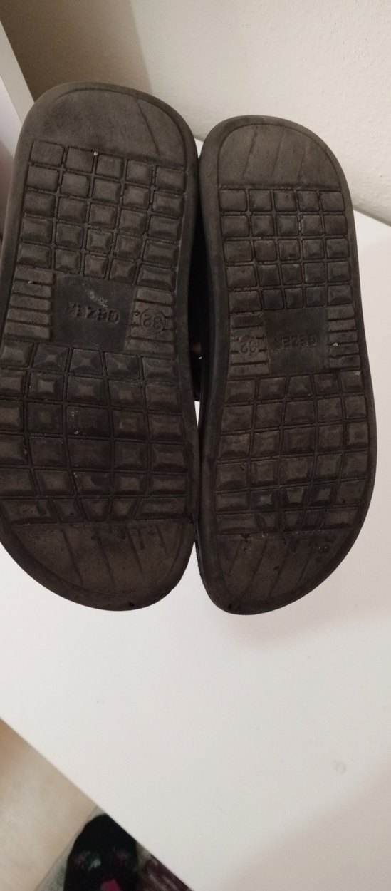 GEZER Siyah Erkek Çocuk Kemerli Sandalet - Görsel 5