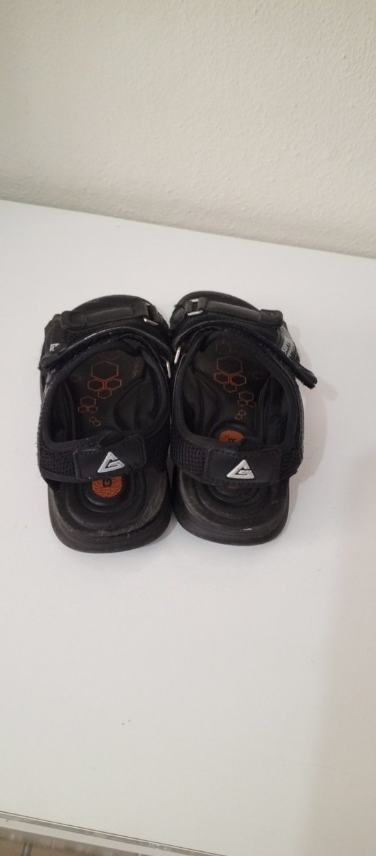 GEZER Siyah Erkek Çocuk Kemerli Sandalet - Görsel 4