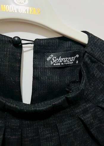 Siyah Kolsuz Ofis Elbisesi - Görsel 3