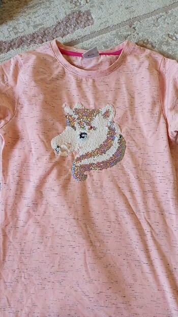 10 Yaş Beden çeşitli Renk Kız çocuk t-shirt 4lü