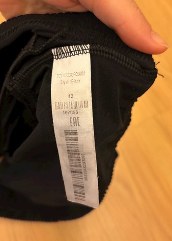 Siyah Mini Kolsuz Kadın Mayo - Görsel 5