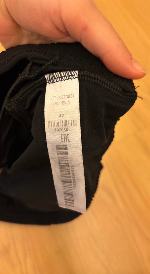 Siyah Mini Kolsuz Kadın Mayo - Görsel 5