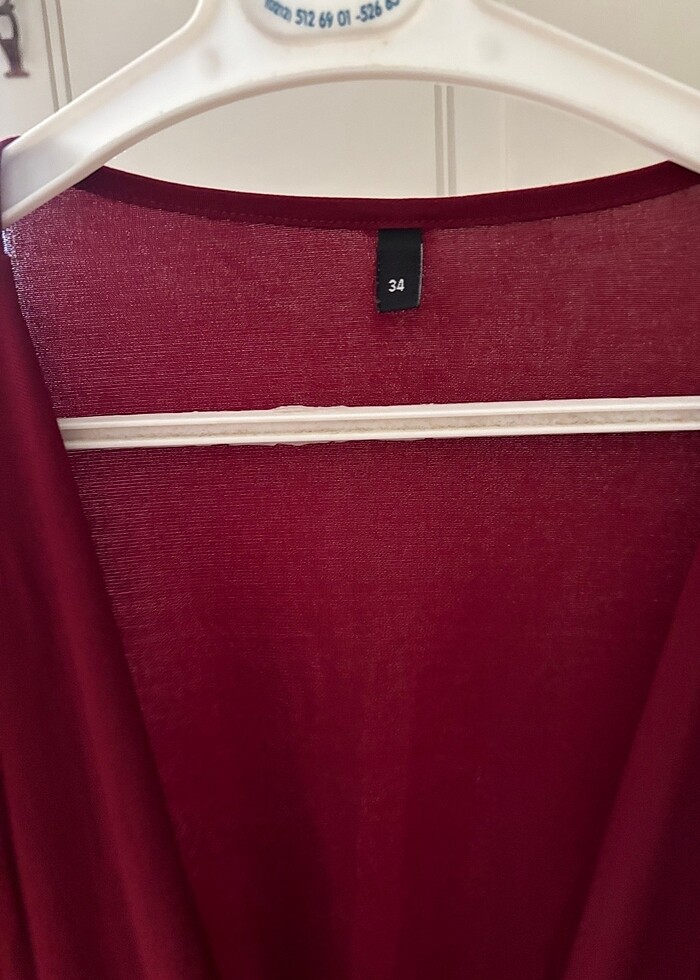 Bordo bluz - Görsel 2