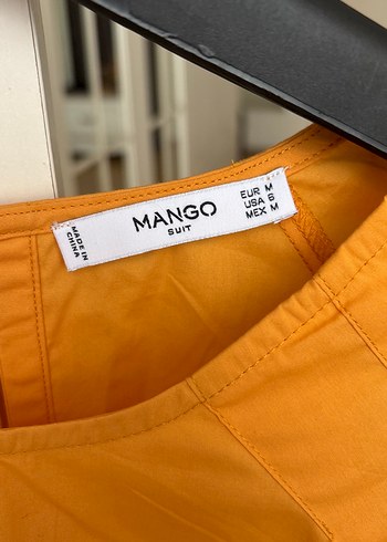 Sarı Piliseli Keten Kadın Bluz - Görsel 2