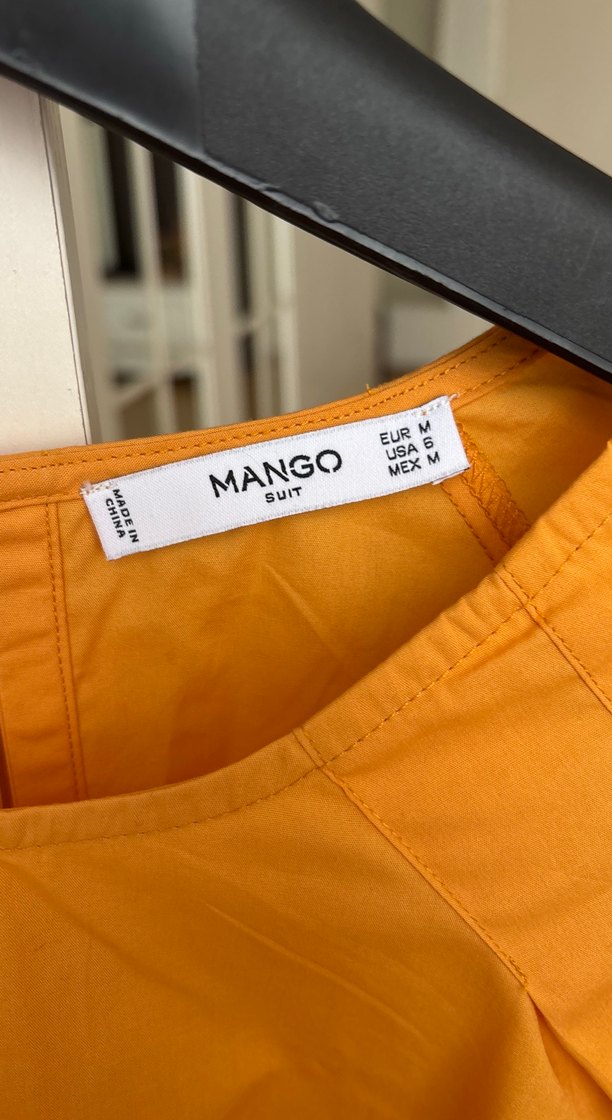 Sarı Piliseli Keten Kadın Bluz - Görsel 2