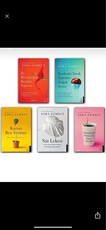 Esra Ezmeci kitap 5?li kitap seti