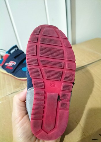 23 Beden mavi Renk erkek çocuk spor ayakkabı