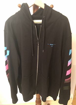 Off-White Multicolor Siyah Hırka l-xl