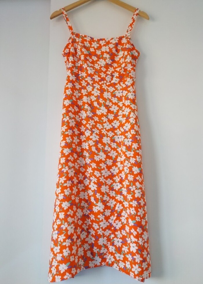 cicekli elbise - Görsel 3