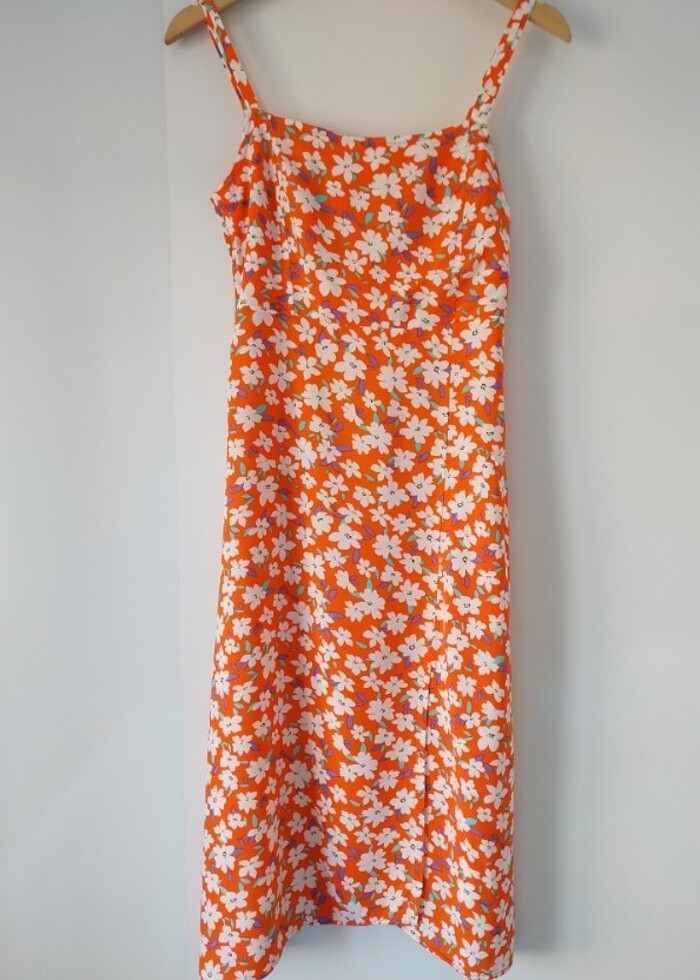 cicekli elbise - Görsel 5