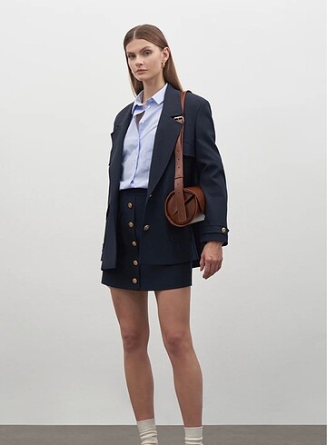 Diğer Mathilda Lacivert blazer ceket