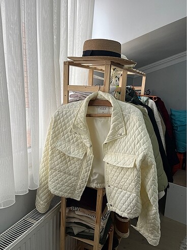 Crop ceket