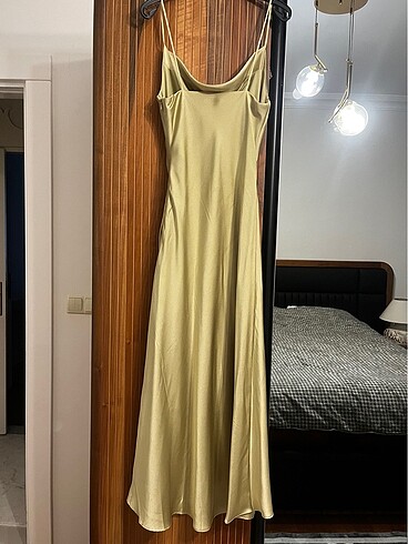 Trendyol & Milla Yeşil saten elbise