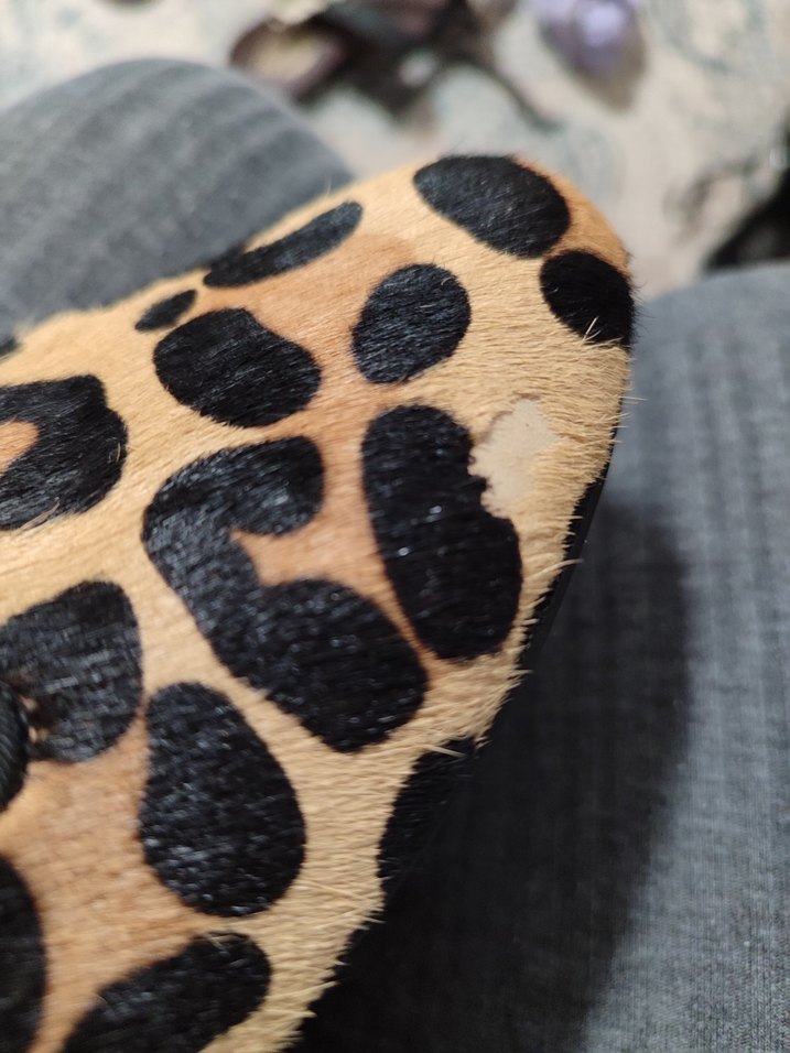 Dune Leopar Desenli Süet Kadın Babet - Görsel 5