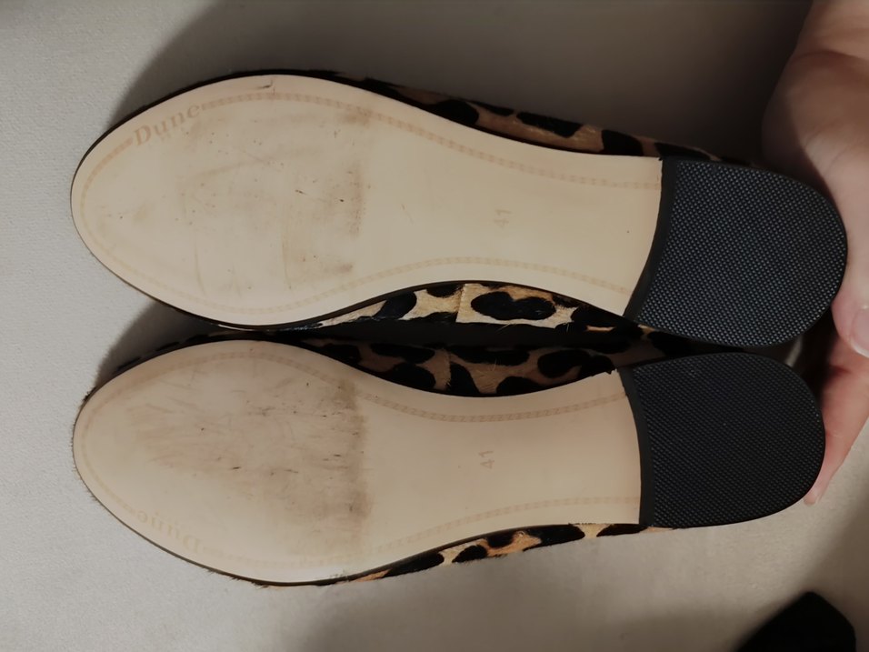 Dune Leopar Desenli Süet Kadın Babet - Görsel 3