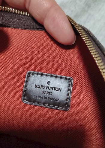 Kahverengi Kareli Deri Kadın Çantası - Görsel 4