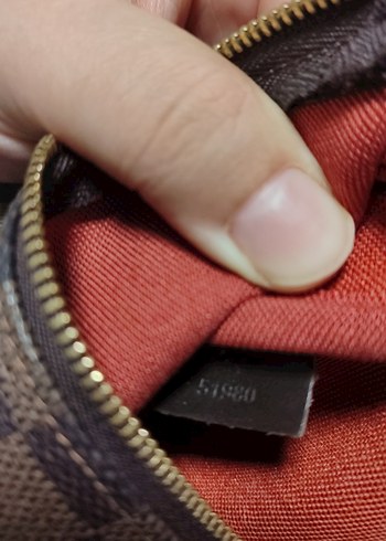 Kahverengi Kareli Deri Kadın Çantası - Görsel 7