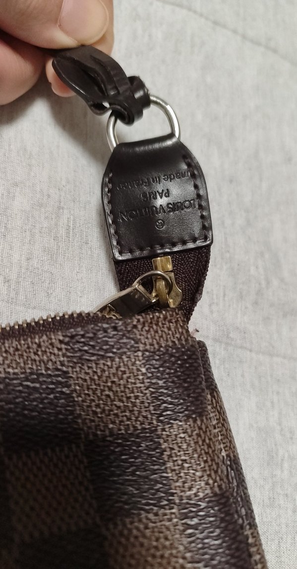 Kahverengi Kareli Deri Kadın Çantası - Görsel 3