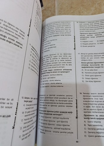 KPSS Eğitim Bilimleri 10 Deneme Sınavı Kitabı - Görsel 3