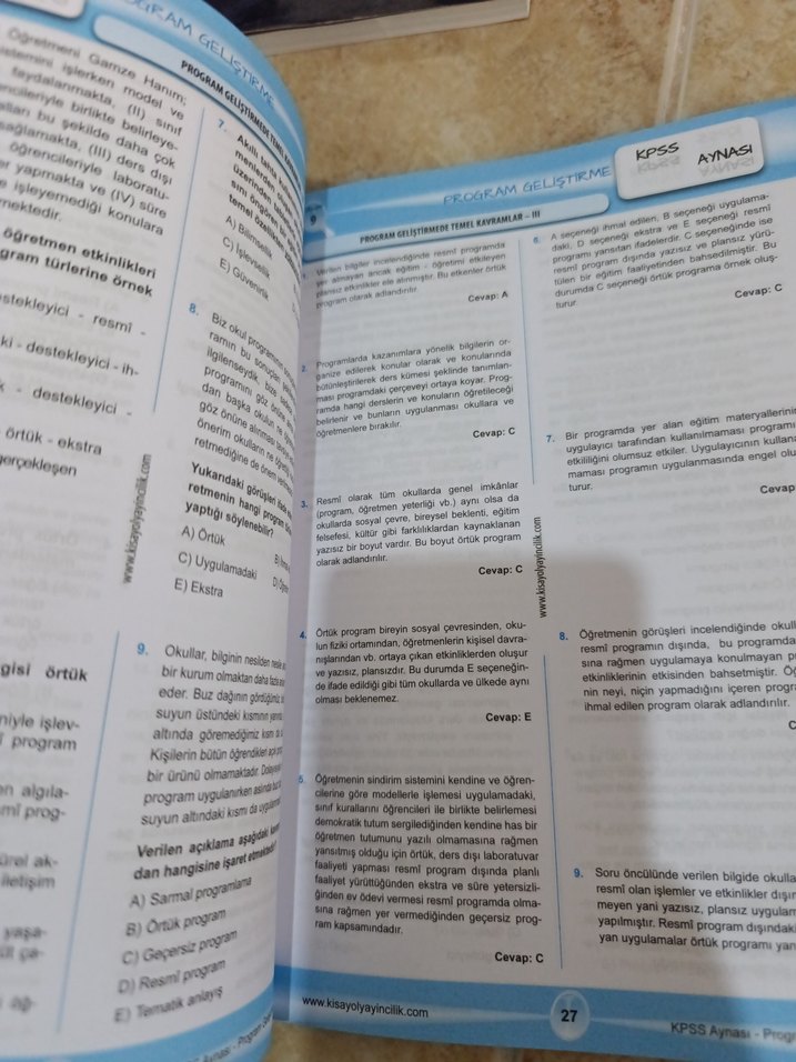 KPSS Aynası Soru Bankası Program Geliştirme - Görsel 3