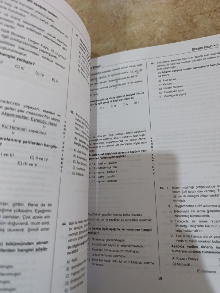 Türkçe Öğretmenliği 10 Deneme Sınavı ÖABT - Görsel 2