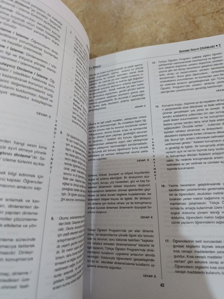 Türkçe Öğretmenliği 10 Deneme Sınavı ÖABT - Görsel 3