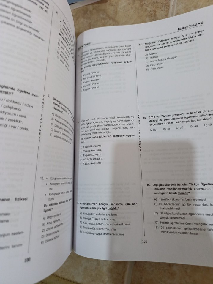 Türkçe Öğretmenliği 10 Deneme Sınavı 2020 - Görsel 2